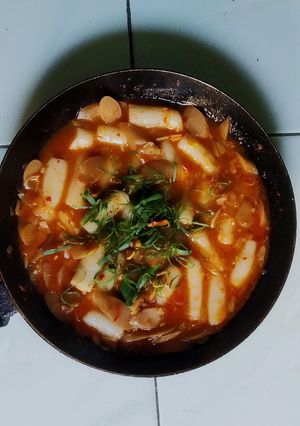 Foto resep Tteokbokki versi jawaa 🍀