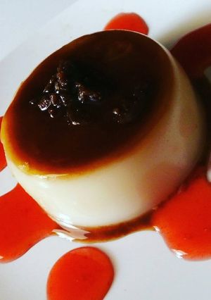 Foto resep Panacotta karamel strawberry simple 😁