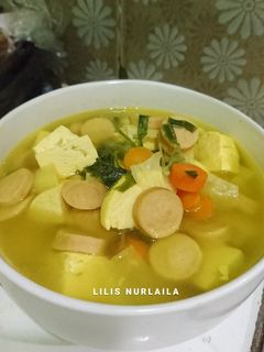 Foto resep Sop tahu sosis