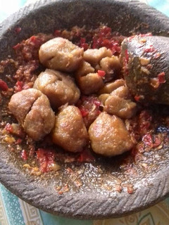 Foto resep Sambel penyet Bakso