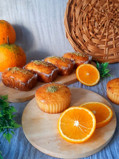 عکسی از دستور کاپ کیک پرتقالی