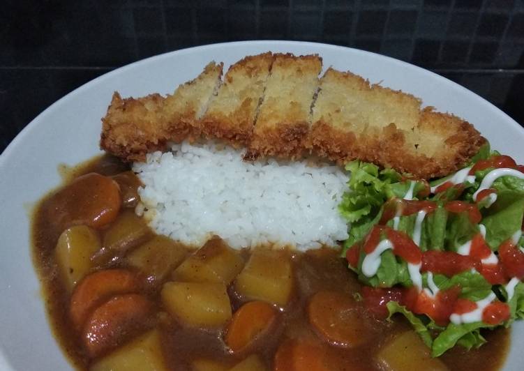 Cara termudah untuk Cinta LezatChicken Katsu Curry
