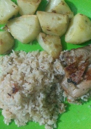 A picture of Roasted Irish potatoes# localfood contest_Nairobi West.