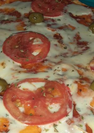 Una foto de Pizza