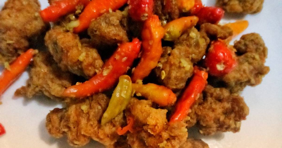 Resep Ayam Crispy Cabe Rawit Oleh Mami Vo Cookpad