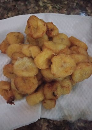 A picture of Deep fried ripe bananas.
