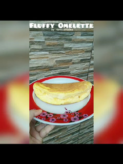 Foto resep Fluffy Omelette / Souffle Omelette
