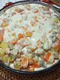 Creamy Mix Veggie and Meat