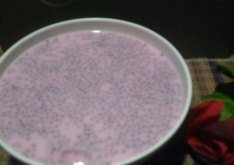 Es jelly de coco selasih