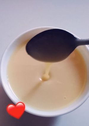 صورة لوصفة الحليب المكثف المحلى 😍