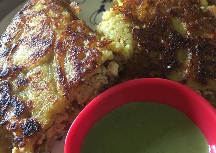 How to Prepare Tasty Cheela with hari chutney