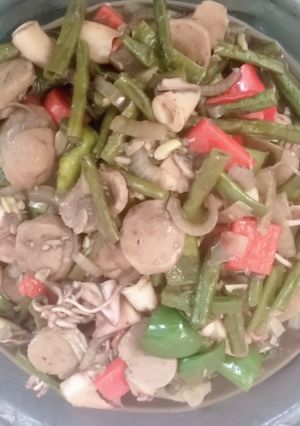Foto resep Tumis Cumi Bakso
