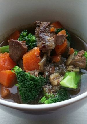 A picture of Slow Cooker Beef Veggie Stew.