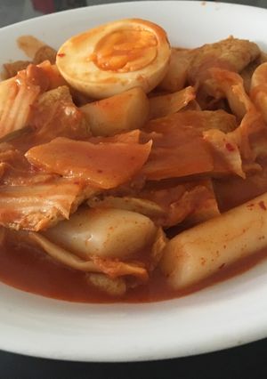 Hình của món Tokbokki.