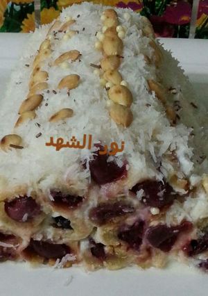 صورة لوصفة كيكة الكوخ الروسيه