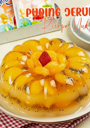 Foto resep Puding Jeruk Kelapa Muda