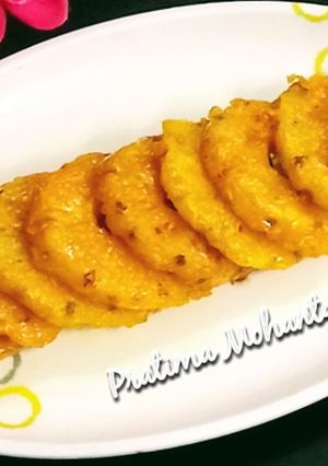 A picture of Pineapple Jalebi.