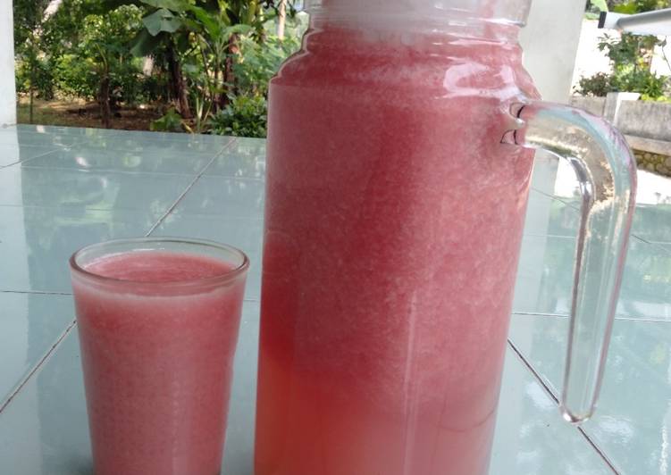 Langkah Mengolah Jus Jambu Merah Enak Resep Us