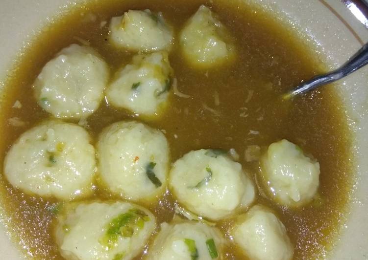 Resep Baso aci kuah pedasss Anti Gagal