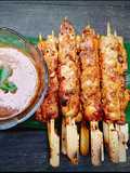 Sate Ayam dan Usus