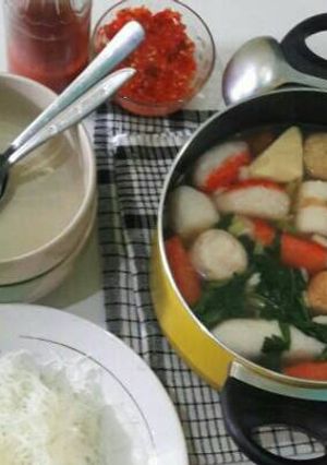 Foto resep Suki kaldu ayam