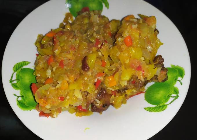 Resep Ayam saus mangga muda Anti Gagal