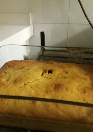 Una foto de Torta de zanahoria y naranja
