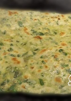 A picture of 🌮Spinach Paratha🌮(spinach flatbread).
