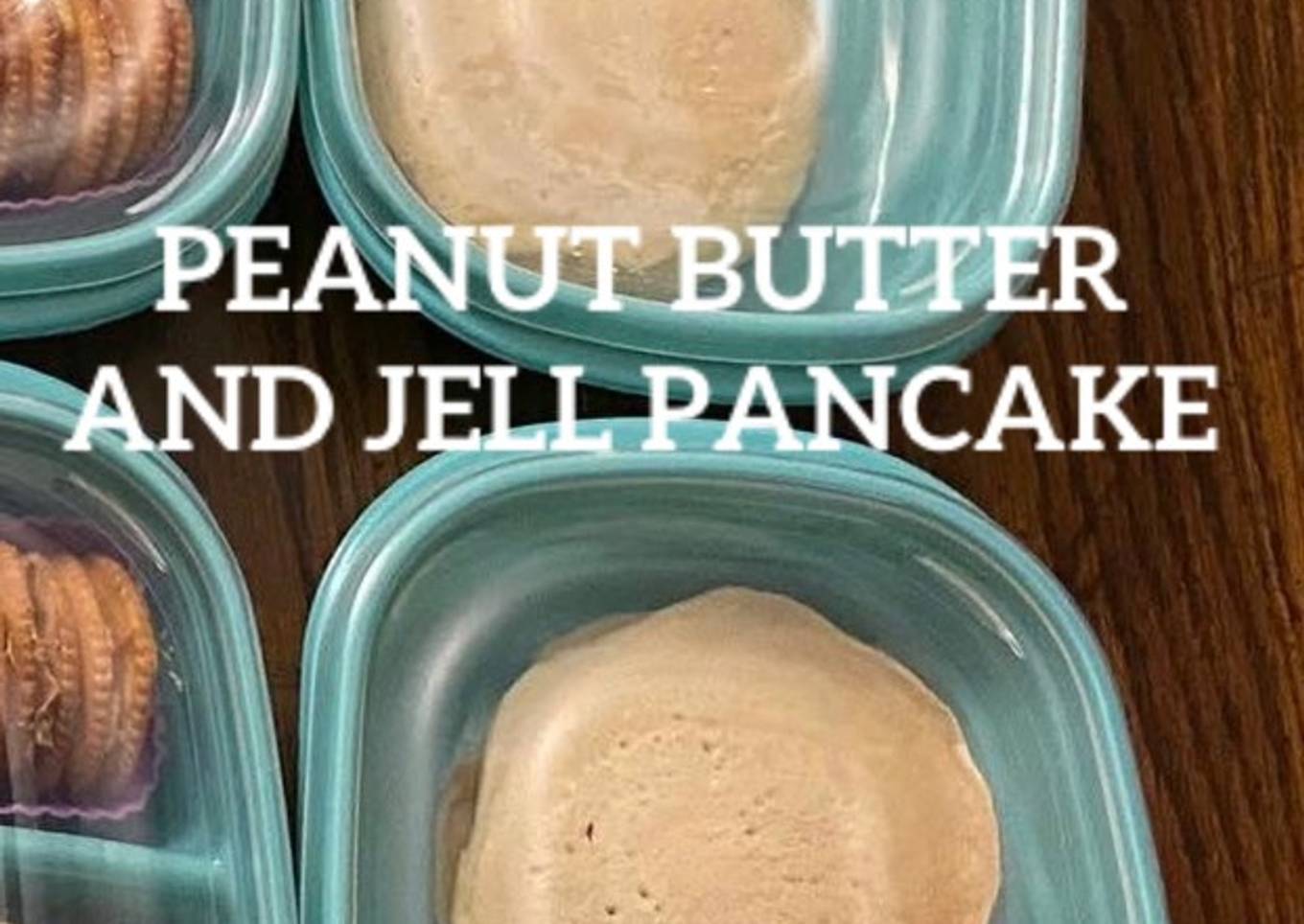 Peanut butter and jelly pancakes