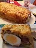 Pastel de carne y patata con sus compis de nevera