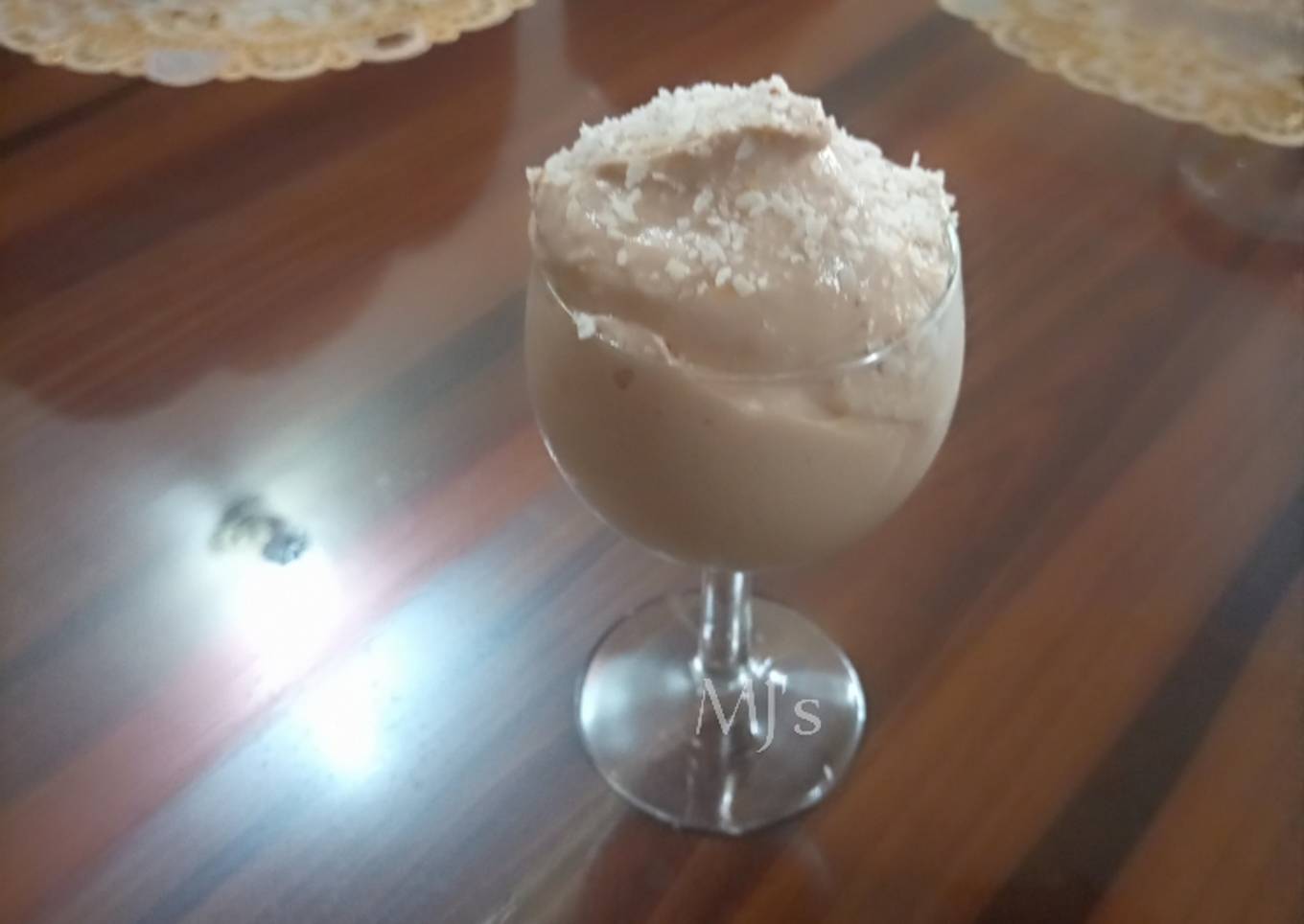 Chocolate coconut Jelato