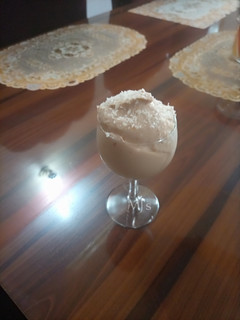 A picture of Chocolate coconut Jelato.