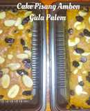 Cake Pisang Ambon Palem Sugar (Almond+Choco chips)
