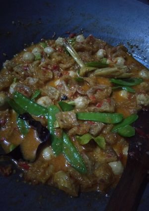 Foto resep Sambel krecek Bola-bola daging ayam (cermai ayam)
