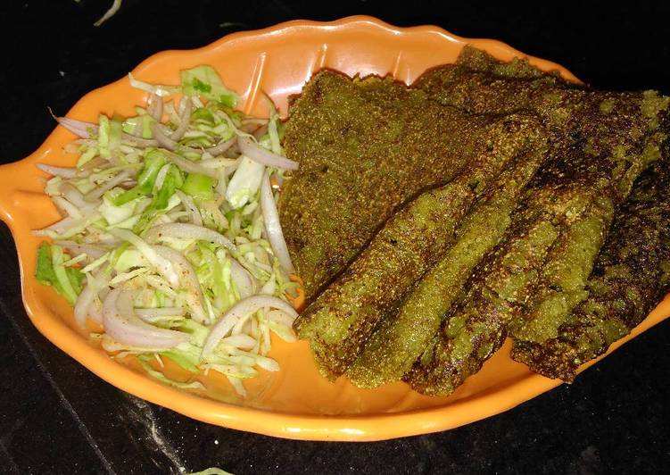 Recipe of Tasty Palak Rava dosa