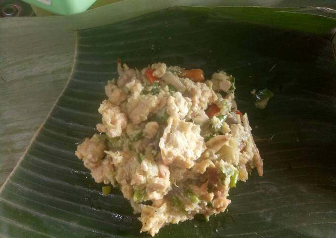 Cara Gampang Menyiapkan Botok Tempe Teri Udang khas Magetan, Lezat Sekali