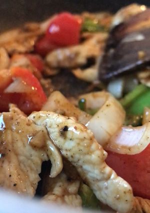 Foto resep Ayam Lada Hitam