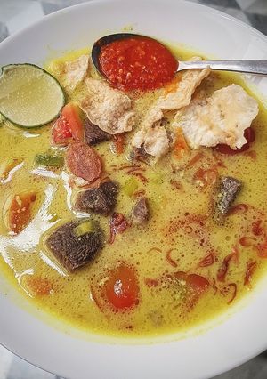 Foto resep Soto daging (susu+ santan)