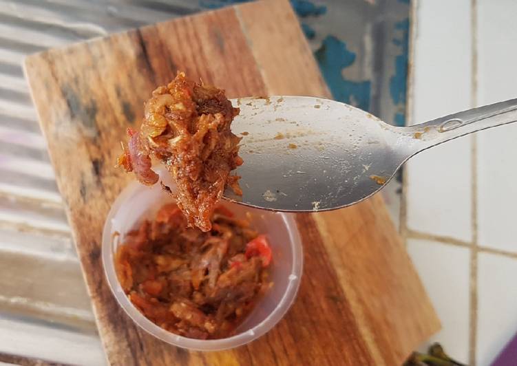 Resep Sambal Teri uleg halus tahan lama tanpa masuk kulkas yang Lezat Sekali