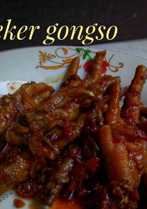 Foto resep Ceker gongso berkaramel😄