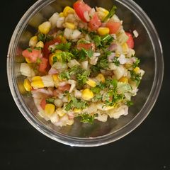 Corn chaat A picture of Corn chaat.