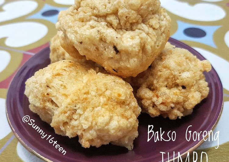 Bumbu Menyiapkan Bakso Goreng Jumbo 🤩, Bikin Ngiler