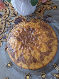 عکسی از دستور کیک زبرا بدون فر