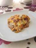 Lasaña boloñesa de calabacín