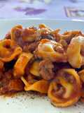 Tortellini ripieni di Carne con Tritato di Cinghiale