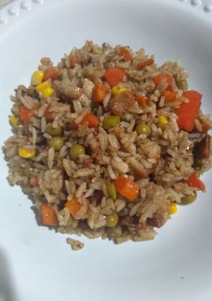 Una foto de Arroz chino 😊🥡