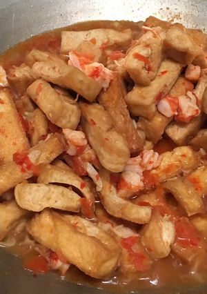 Foto resep Sambal tahu udang (lebih mantap pake petai)