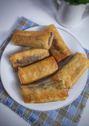 Foto resep Lumpia Cokelat Keju