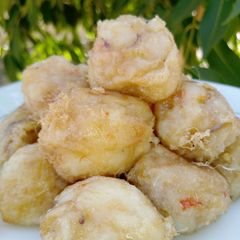 Yam balls A picture of Yam balls.