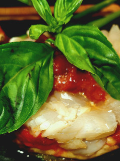 Una foto de Tartar de bacalao